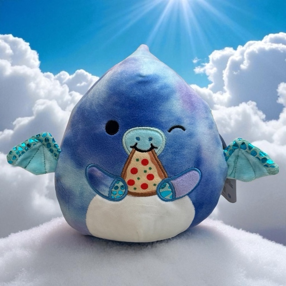 NEW Squishmallows‎ Foodie Squab Talib the Pterodactyl Plush 7.5” Watercolor Soft